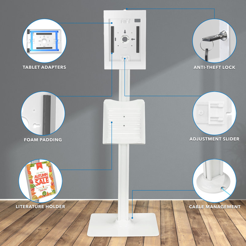 Mount-it Single Screen Floor Stand Mount
