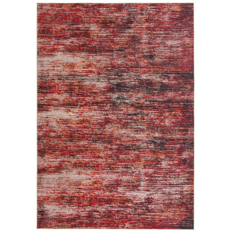 Ikhasa Chenille Abstract Indoor Rug, Rectangle 8'4" x 12'