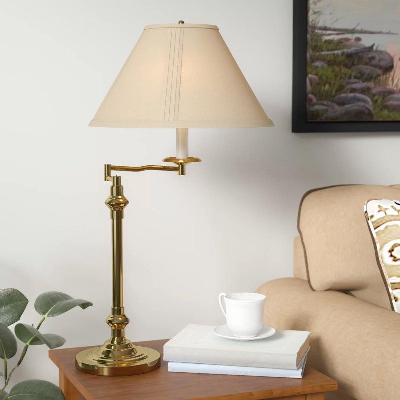 Cardel Metal Desk Lamp, Antique Brass