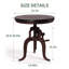 Juniah Solid Wood Top End Table