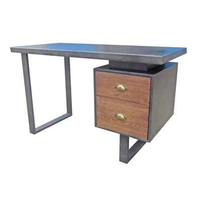 Bureau d'écriture moderne à 2 tiroirs