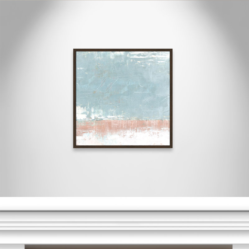 Foundation Foundation par Denise Brown, H 27,5 po x l 27,5 po x P 0,75 po, Papier avec cadre photo noyer, No Mat