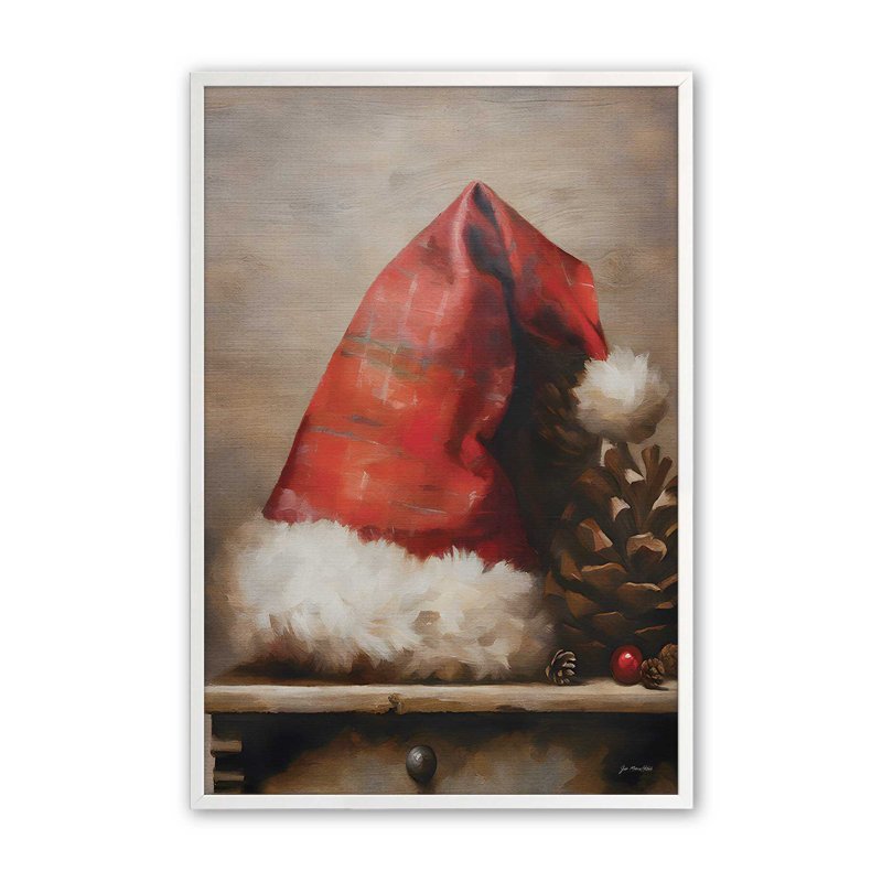 «Spare Hat» par Jo Moulton, reproduction d'art sur toile, H 17,5 po x l 13,5 po, Papier avec cadre ouvert sans passe-partout