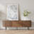 Mid-Century Modern TV Stand, Minimalist Wood Media Console with Roller Shutter Door-1678793217-1684980313