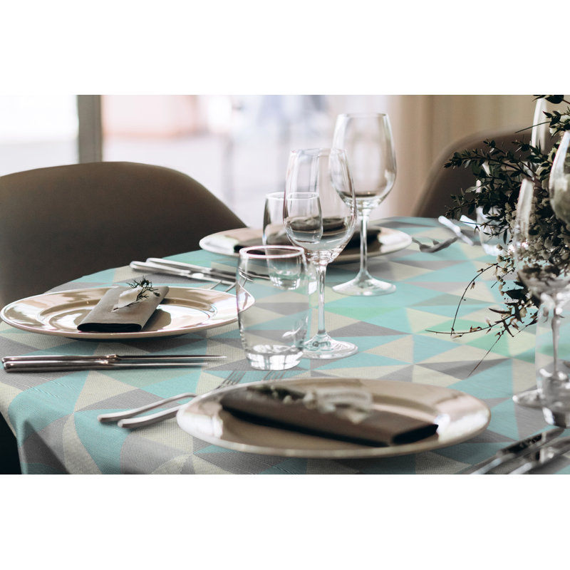 Cranford Tablecloth, Light Blue