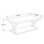 Table basse avec tablette de rangement Arether-1985374648