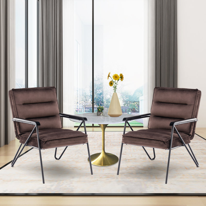 Fauteuil Kaiyn, Brun