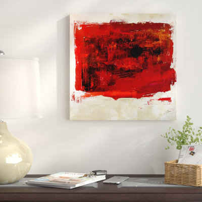 « red study », reproduction d’art sur toile tendue