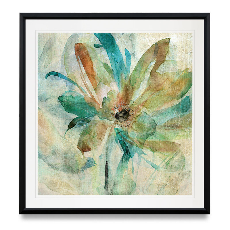 « vif spring », impression sur toile, H 26,5 po x l 26,5 po x P 1,5 po, Cadre plastique noir