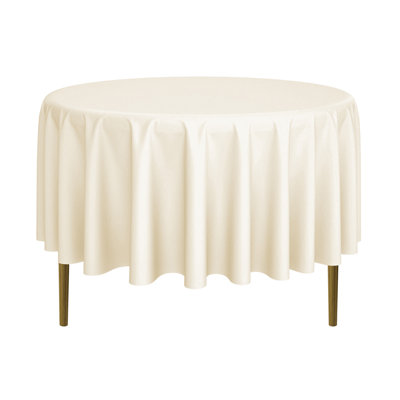 Solid Color Round Tablecloth