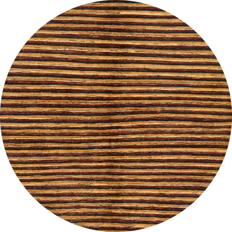 Abstract Indoor Rug, Round 7'
