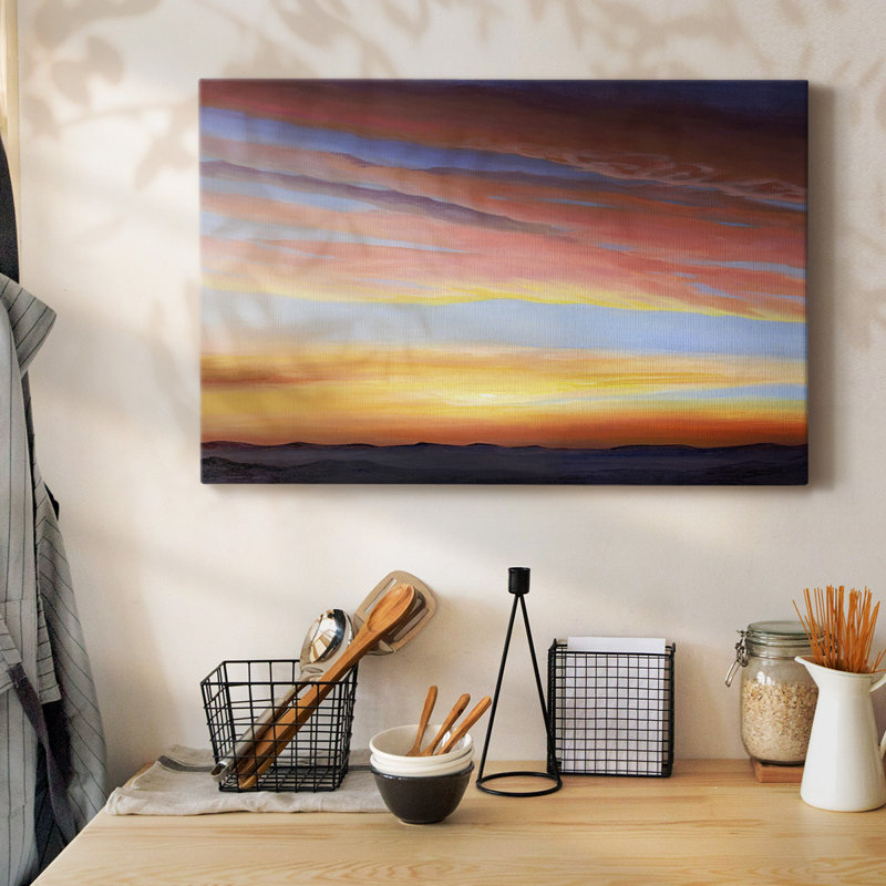 Toile tendue Ignite Dusk III-Gallery, H 40 po x l 60 po