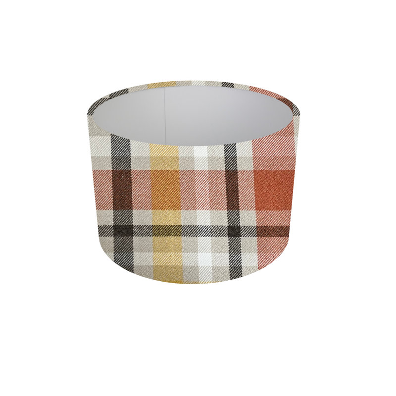 22cm H Polyester Drum Lamp Shade ( Screw On ), 25cm H x 50cm W x 50cm D