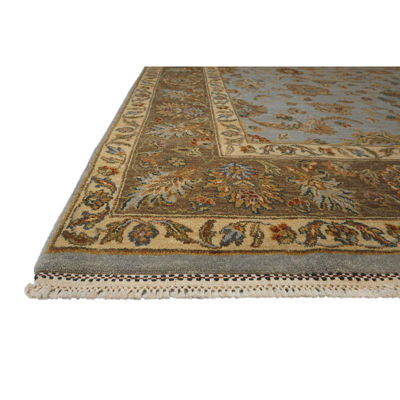 Sovereign Hand Knotted Wool Area Rug, Rectangle 8' x 10'