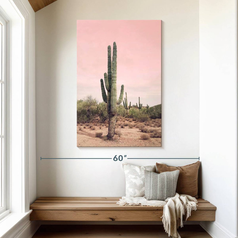 Harnek Desert Cactus Blush, 48" H x 32" W