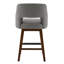 Tabouret de comptoir rembourré Lainey-104838745