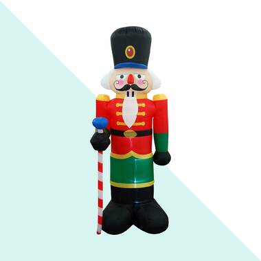 Glitzhome 42H Wooden Christmas Soldier Nutcracker