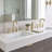 8" Solid Brass Widespread Bathroom Sink Faucet Double Handle Bathroom Faucet Primast-80022482
