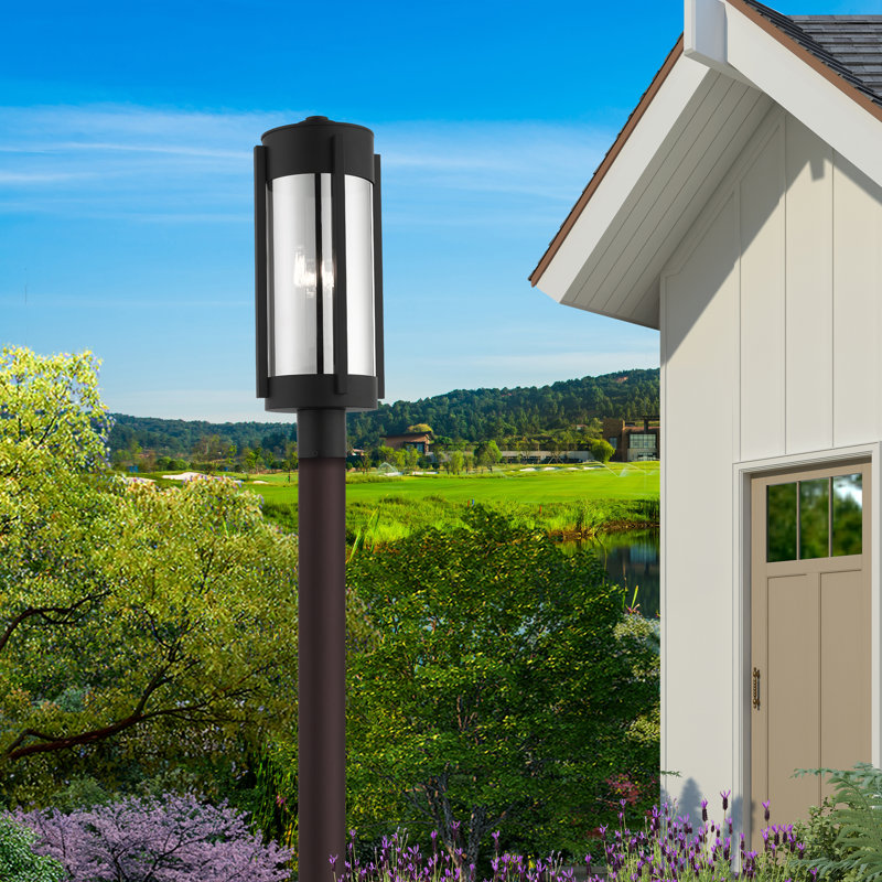 Adia Mirrored Lantern Head, Black
