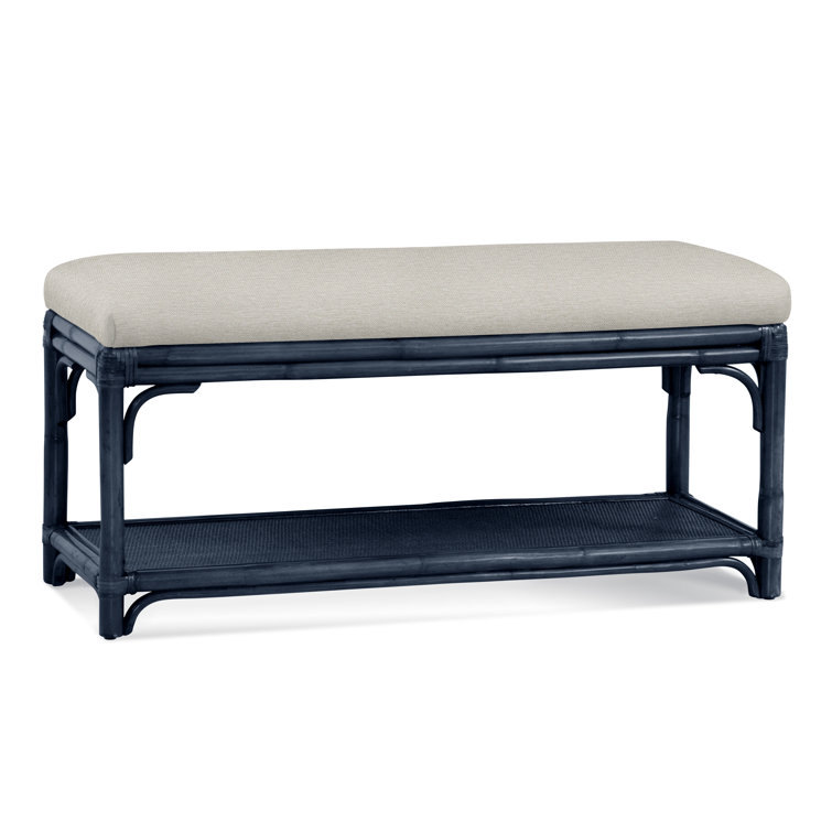 Banc de rangement en osier Summer Retreat