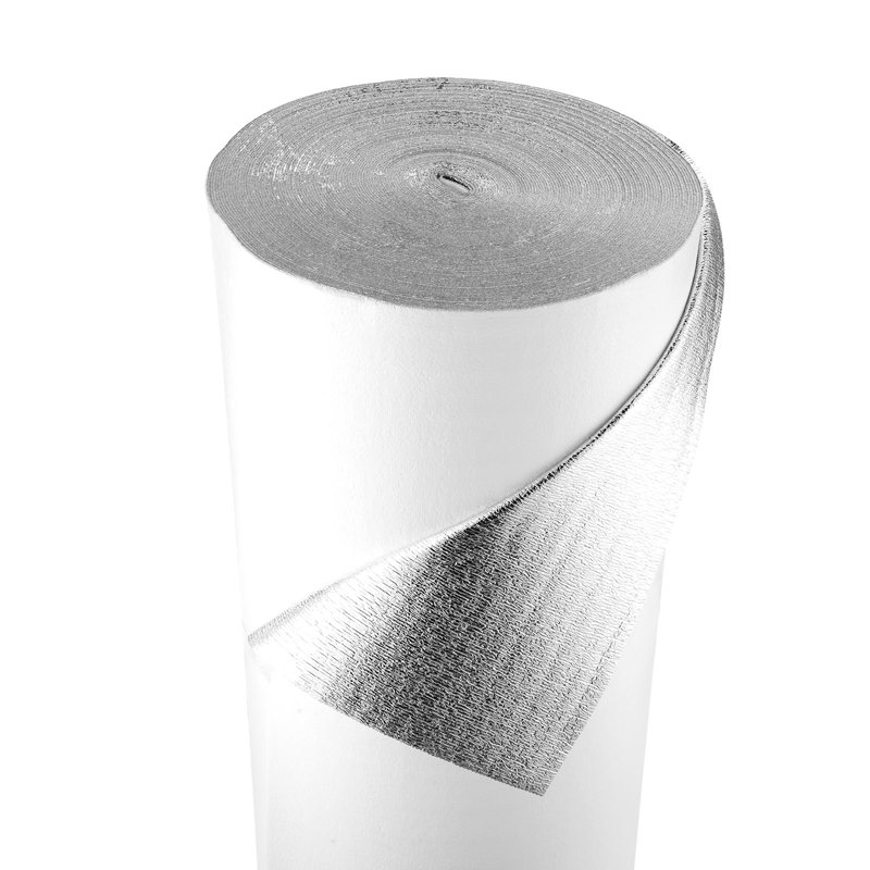 Reflective Insulation Roll EPE Foam Core Radiant Barrier 3mm 48in x 250ft