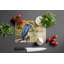 Blue Heron Glass Cutting Board Large