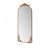 58"X24" Arched Full Body Mirror With Vintage Ornate Carved Applique On Top And Bottom, Hanging Wall Mounted Mirror, For Living Room Bedroom Retro Home Decor Mirror-164002825