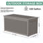 PawsomePad Boîte de rangement en résine pour l'extérieur intérieur-130461806