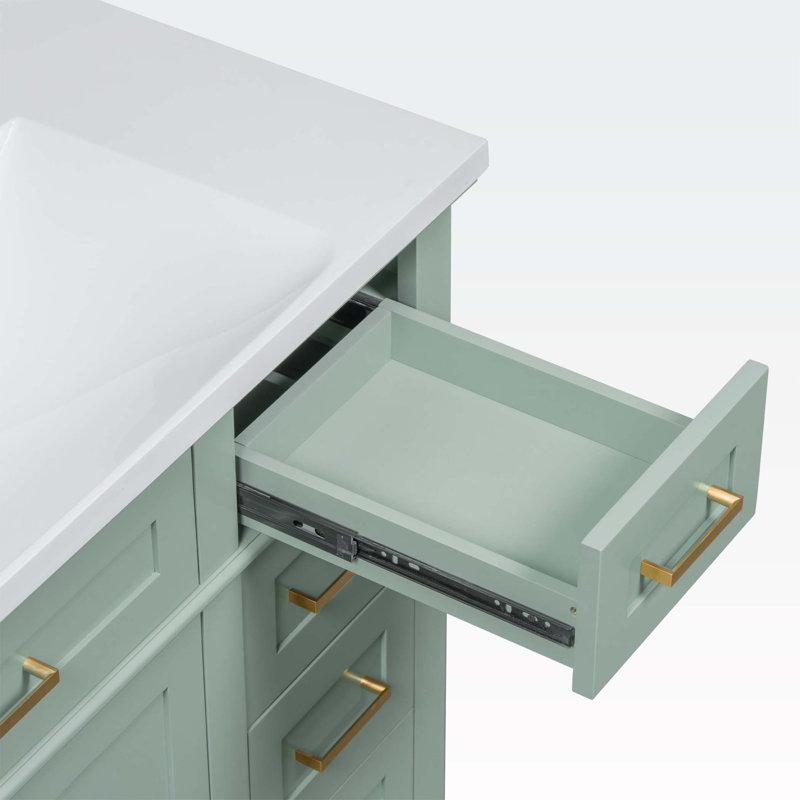 Armoire de salle de bain Fione, Vert