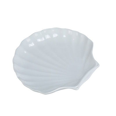 Plat de coquillage fantaisie en céramique yancomelamine