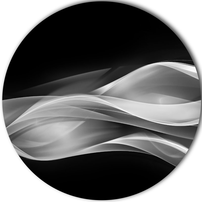 «Glittering Silver Motif», reproduction d'art mural en métal, H 11 po x l 11 po x P 1 po