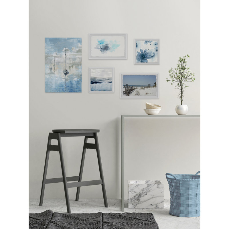 «Blue Casts Pentaptych»