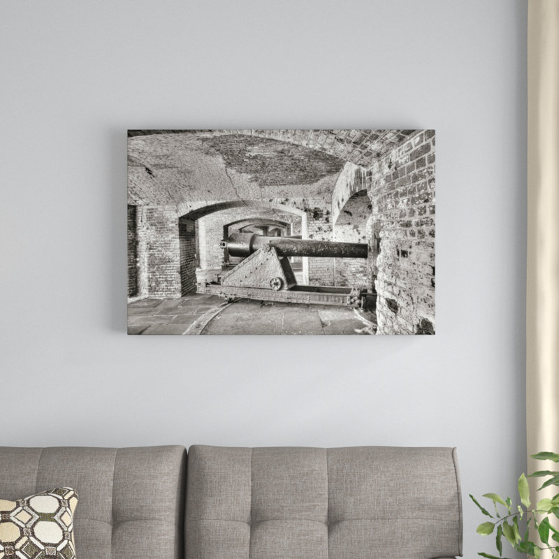 « civil war fort ii », reproduction de photo sur toile tendue