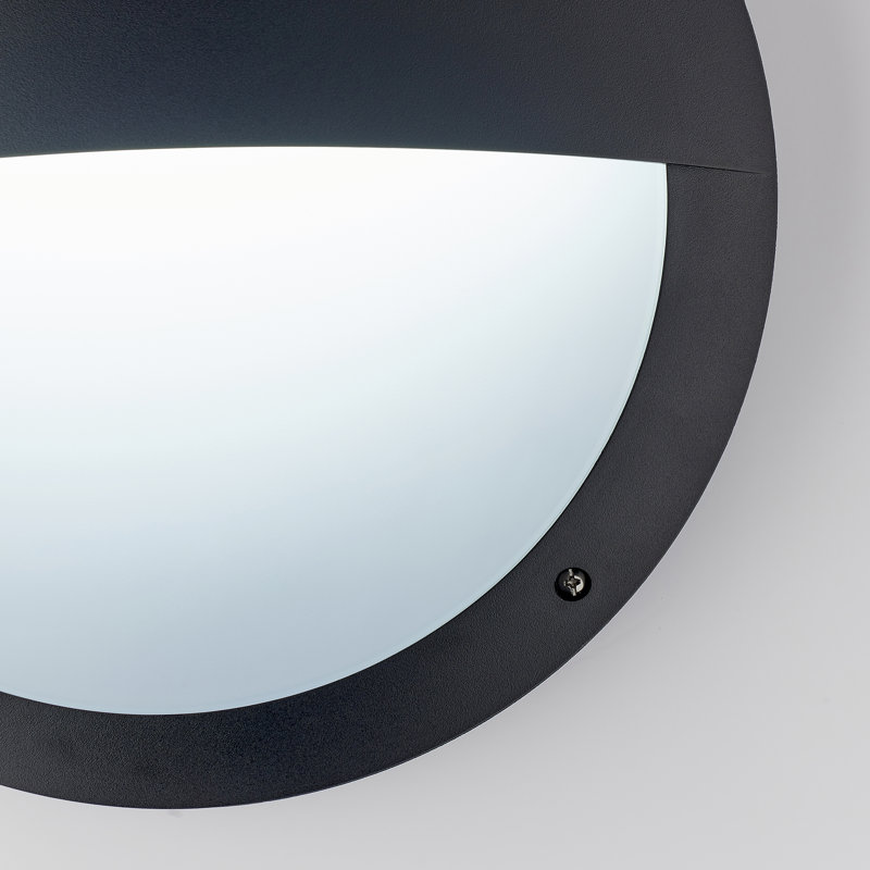 Steen Integrated LED Outdoor Bulkhead Light, Matte Black