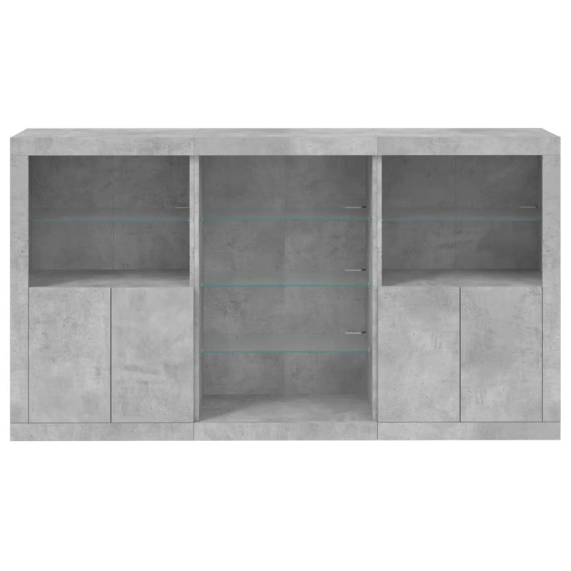 Badea 181.5cm Sideboard, Concrete Grey