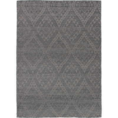 Groh One-of-a-Kind 5'4" X 7'5" New Age Wool Area Rug in Dark Gray