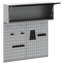 Tool Cabinet Set With Shelf 3 Pcs Powder-Coated Steel-334650475