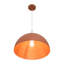 1-Light Simple Design Colorful Dome Pendant Light with Adjustable Height-127149933