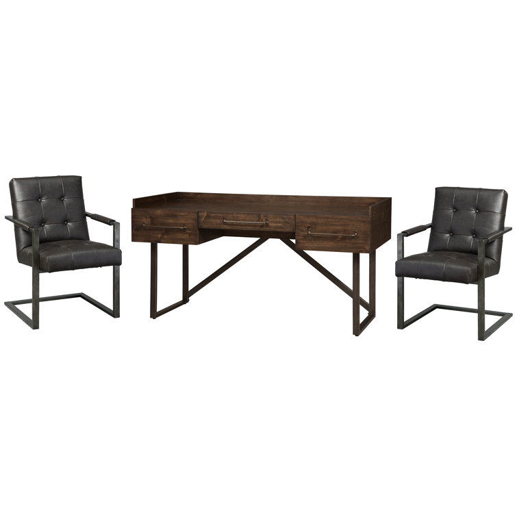 Breene 3 Writing Desk Office Set