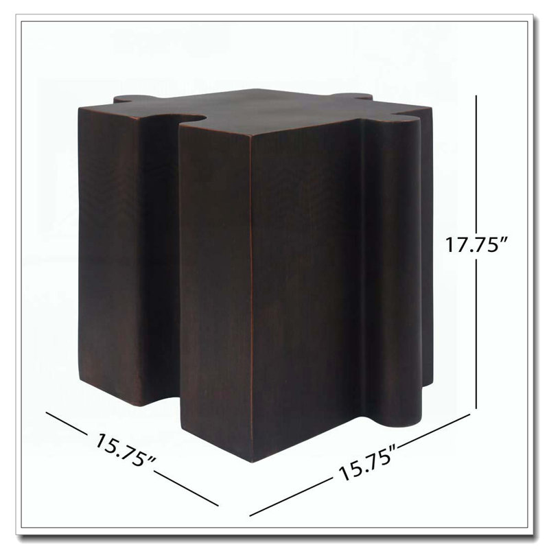 Table modulaire à rebord convexe MGO, tables d'appoint d'extérieur / d'intérieur, Cuivre