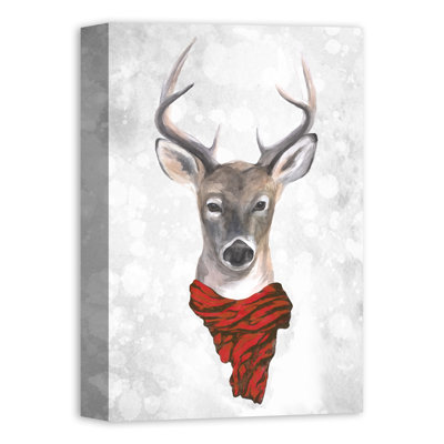 " Reindeer Wearing Red Scarf "