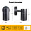 2 - Bulb Outdoor Sconce-126017108
