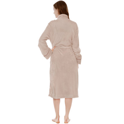 Beley Fleece Girl / Woman+ Mid-Calf Bathrobe with Pockets