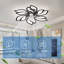 Ventilateur de plafond 25,5 po avec lumières, télécommande 3 températures de couleur, ventilateur à 6 vitesses
