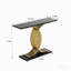 Console d'appoint, pieds d'entrée en métal entrelacés de luxe, mobilier d'entrée haut de gamme