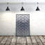 Panneau d'intimité géométrique en aluminium brique découpé au laser - Art mural extérieur thermolaqué en métal, paravent de clôture décoratif pour clôture de jardin-71048515-71048519