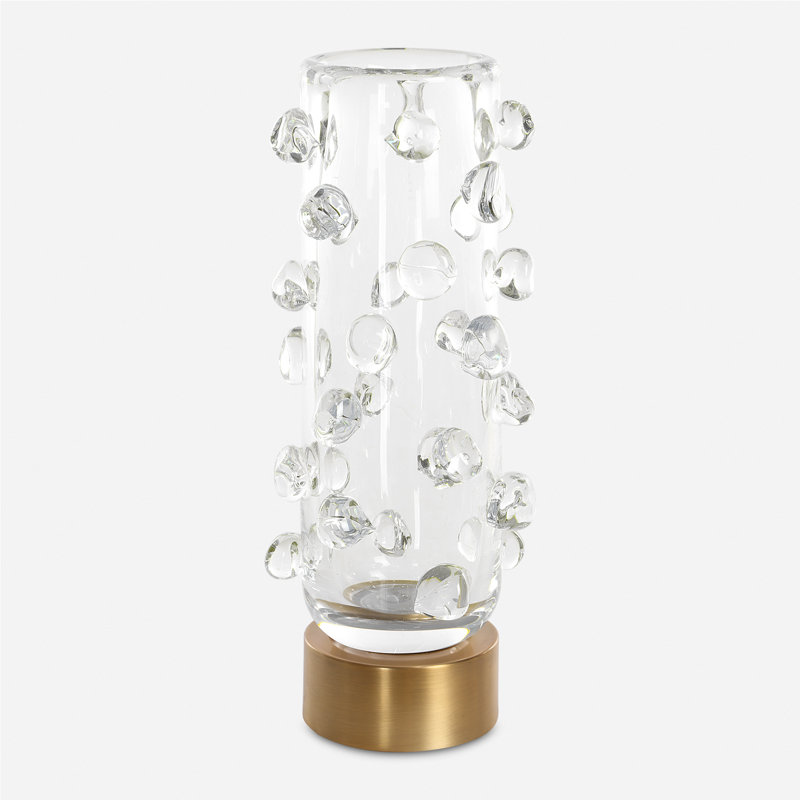 Aura Glass/Iron Table Vase by David Frisch