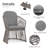 Outdoor 6-person Dining Set With Cushions-1396125517-1396125519
