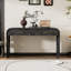 Console unique de style ouvert avec deux tiroirs supérieurs, table de couloir-730666367