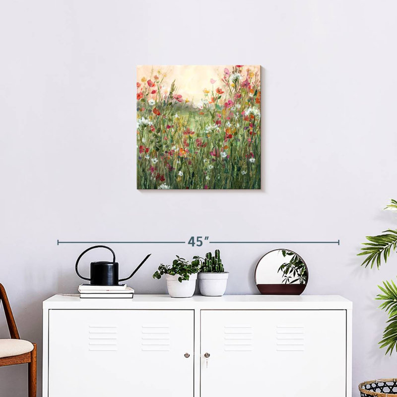 Délicat printemps en pleine floraison, H 20 po x l 20 po